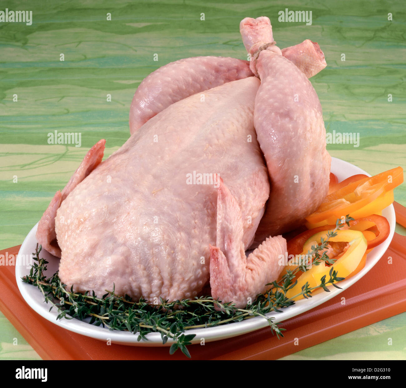 Raw chicken Stock Photo