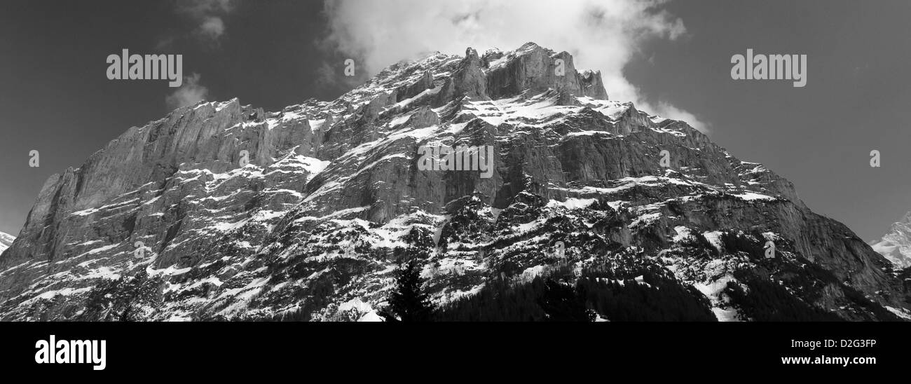 Central swiss alps Black and White Stock Photos & Images - Alamy