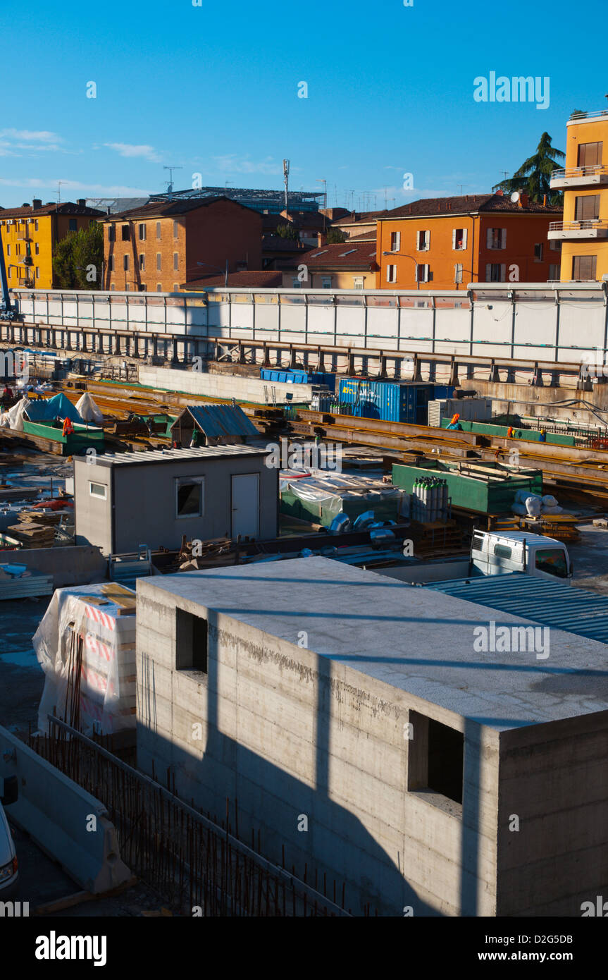 Construction and renovations around the main central railway station