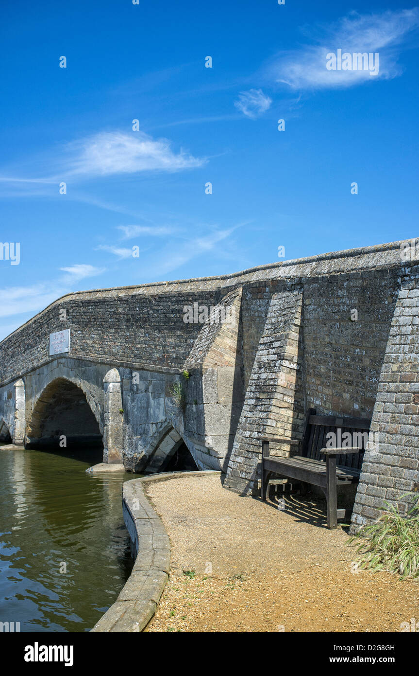 Bridge at Potter Heigham on the the River Thurne Norfolk Broads UK