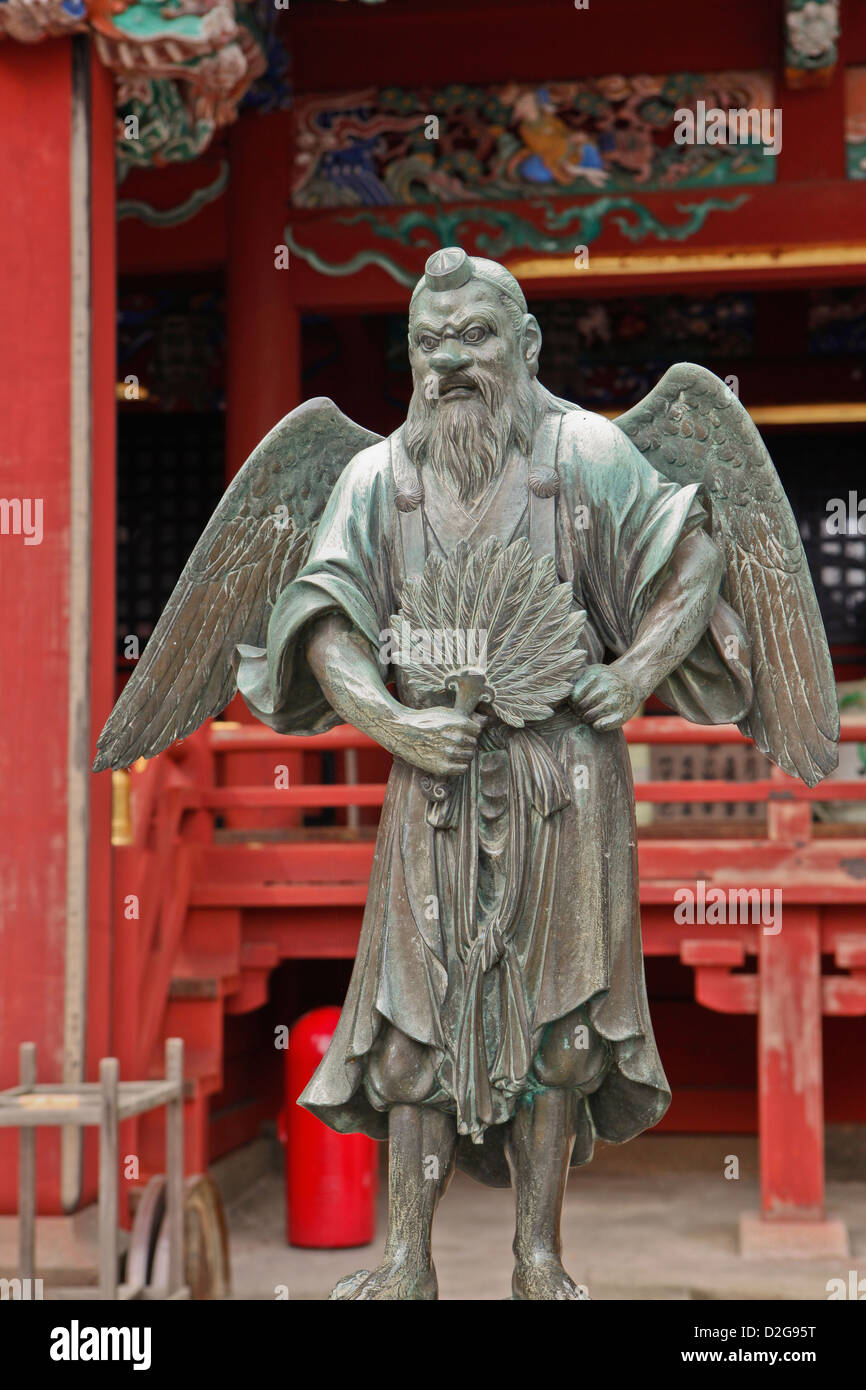 Tengu Statue Stock Photo Alamy