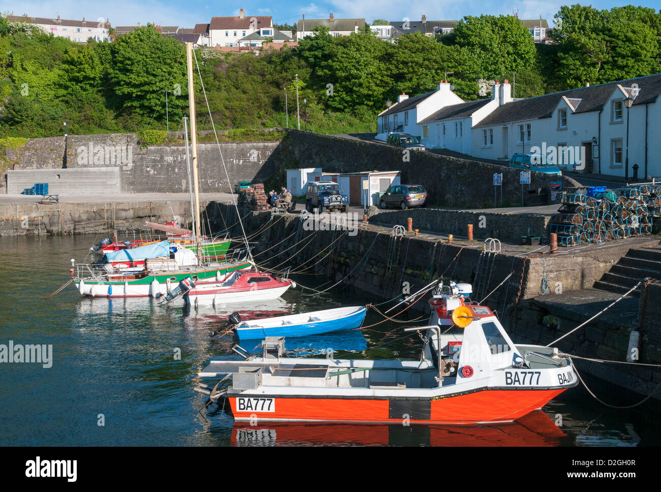 Scotland, South Ayrshire, Dunure, harbour Stock Photo Alamy
