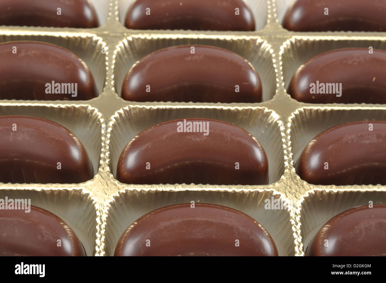 Closeup look of moon shape chocolate Stock Photo Alamy