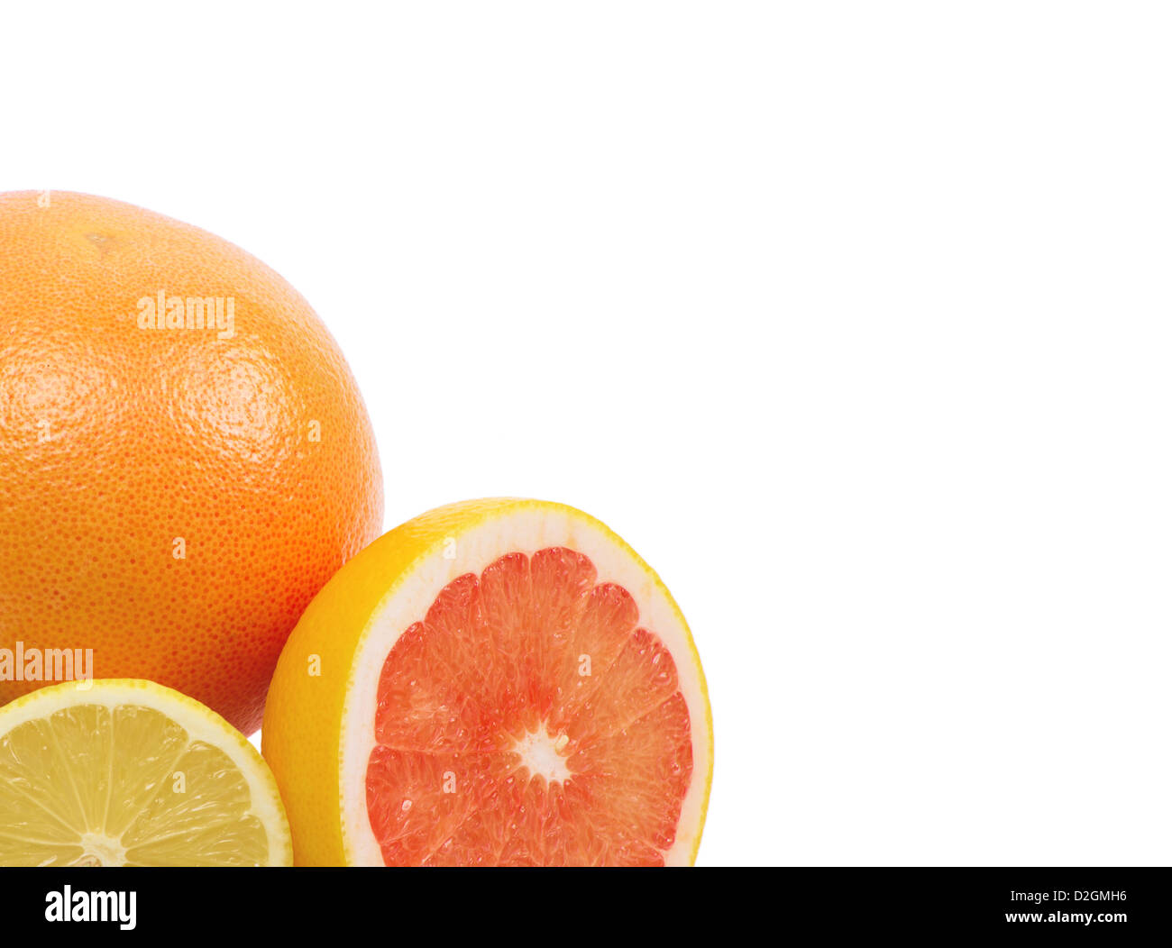 Image of a fresh whole lime, lemon and orange isolated on white Stock ...