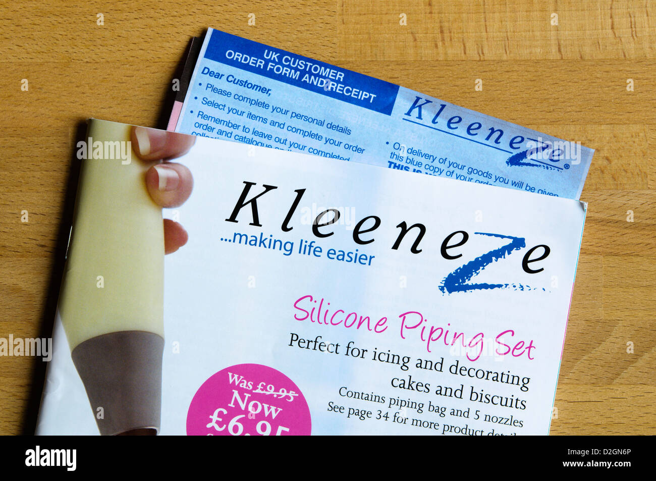 A Kleeneze catalogue. Stock Photo