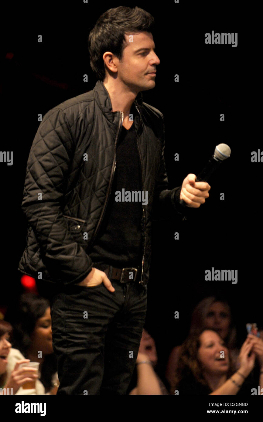 Jordan Knight during the New Kids On The Block Tour Announcement at Irving Plaza on January 22, 2013 in New York City Stock Photo