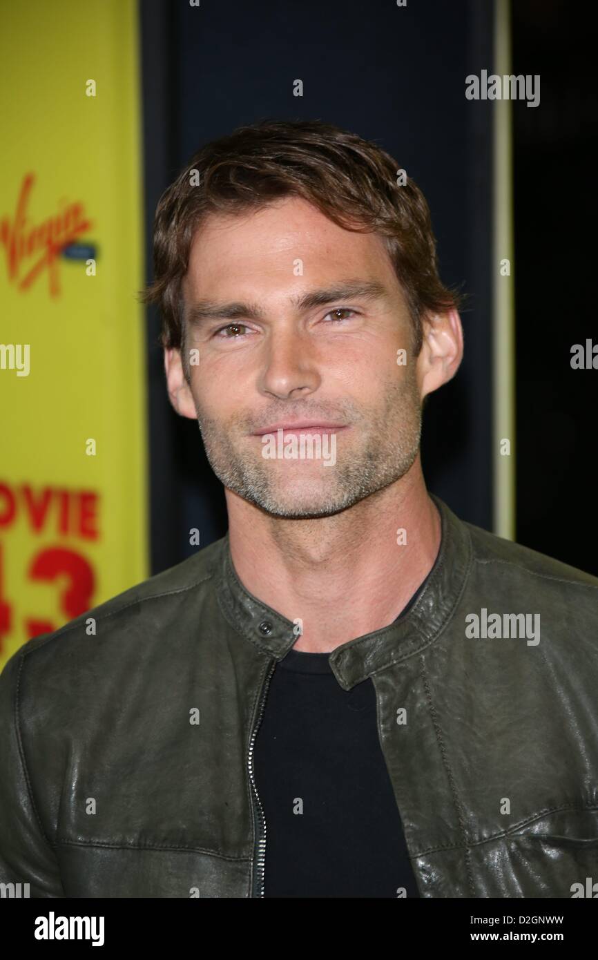 US actor Seann William Scott arrives for the premiere of the film 'Movie 43' at Hollywood's Grauman's Chinese Theatre in Los Angeles, USA, 23 January 2013. Photo: Hubert Boesl Stock Photo