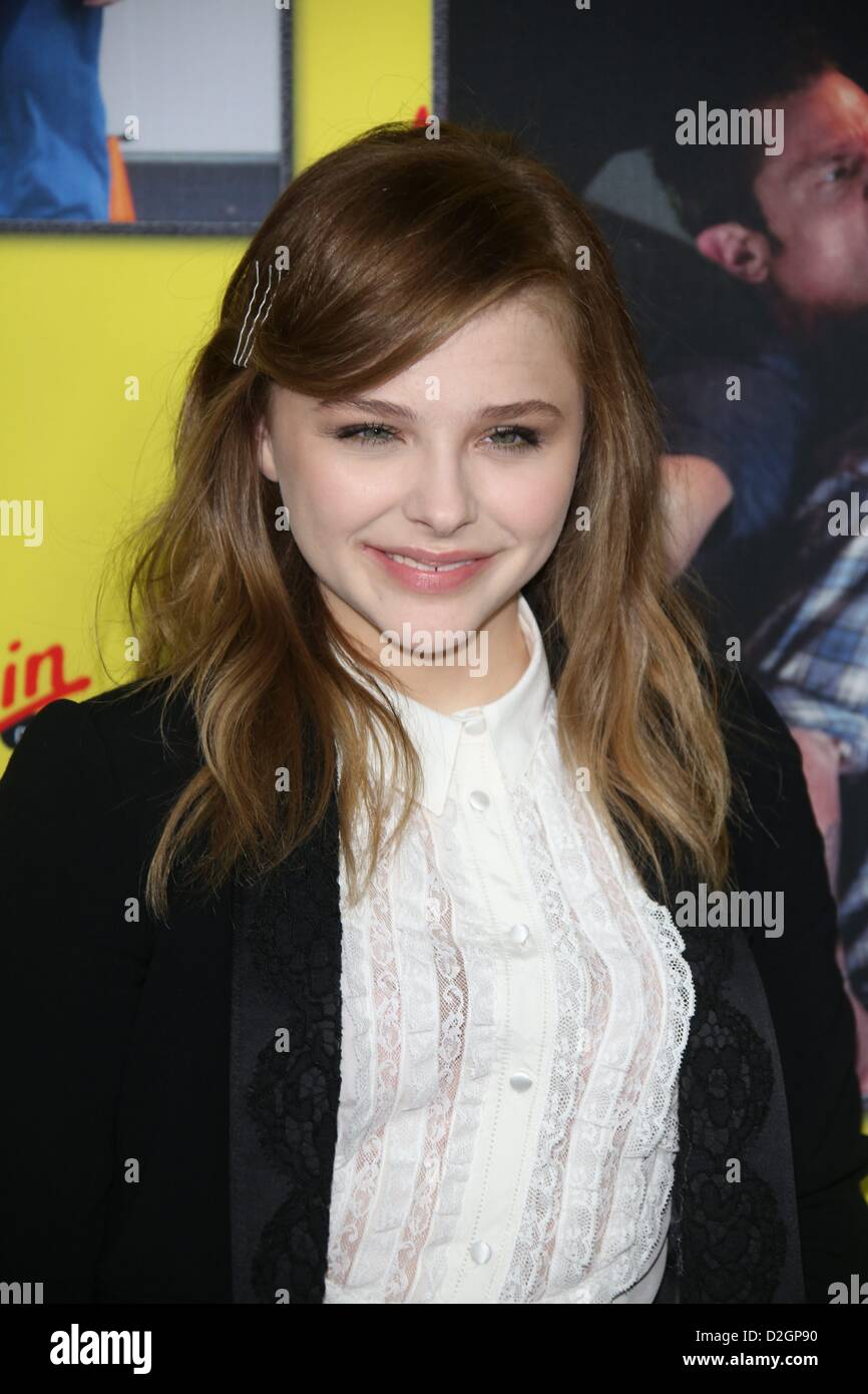 Chloe Grace Moretz attends the 'Movie 43' premiere held at the Chinese  Theatre in Los Angeles, CA, USA on January 23, 2013. Photo by Lionel  Hahn/ABACAPRESS.COM Stock Photo - Alamy