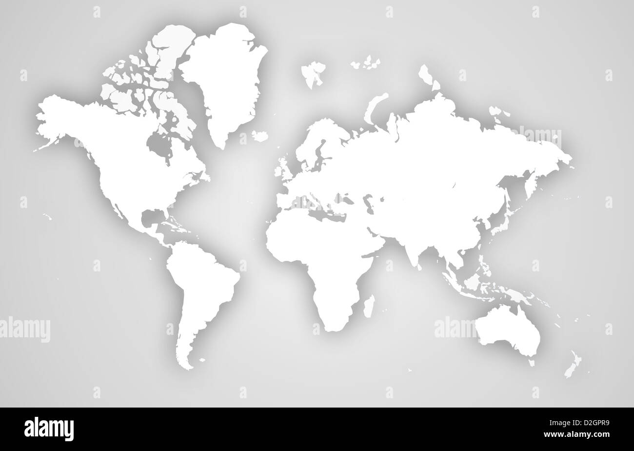 business world map Stock Photo - Business World Map D2GPR9 