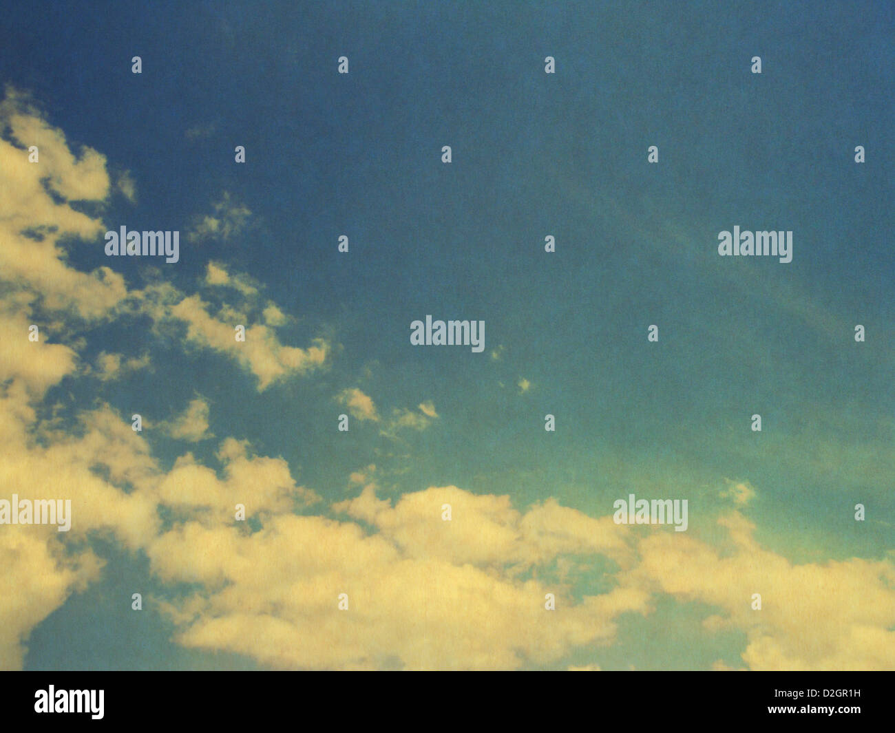 retro image of cloudy sky Stock Photo - Alamy