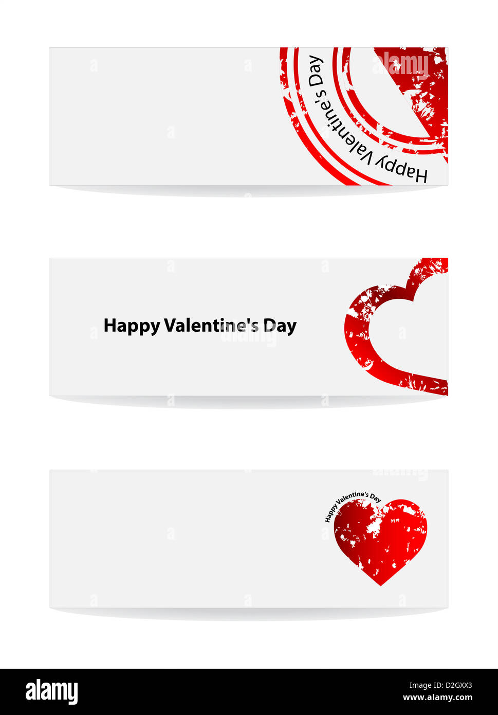 Valentine's Day vector banner with special design Stock Photo - Alamy