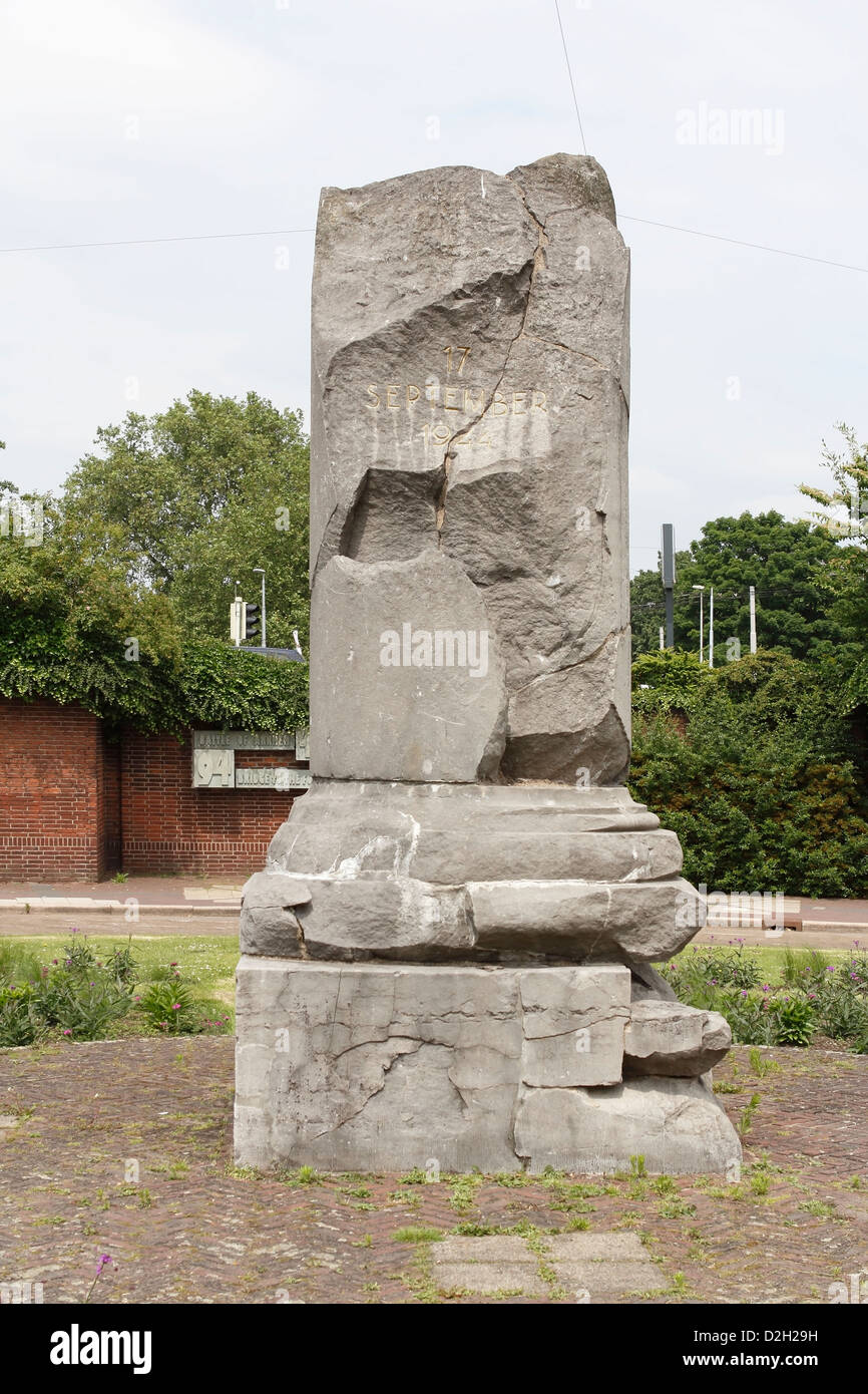 The Airborne Monument in Arnhem, Netherlands Stock Photo