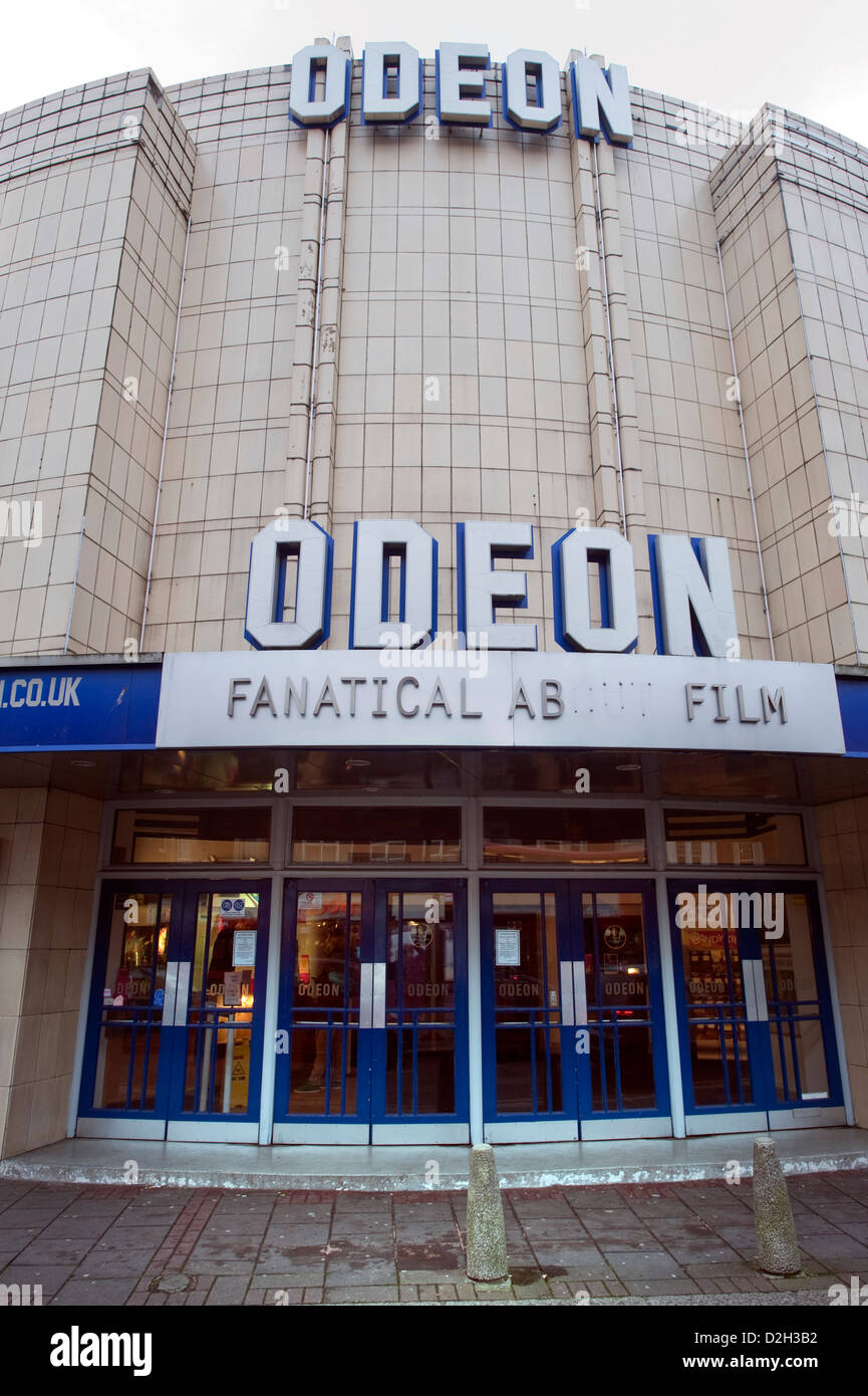 Odeon Cinema Muswell Hill entrance art deco Stock Photo