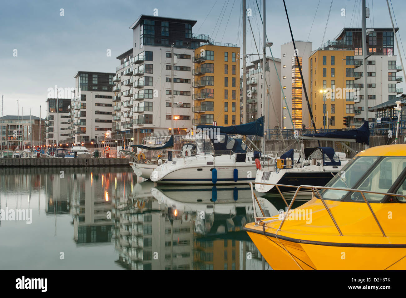 Sovereign Harbour, Eastbourne, East Sussex, UK Stock Photo