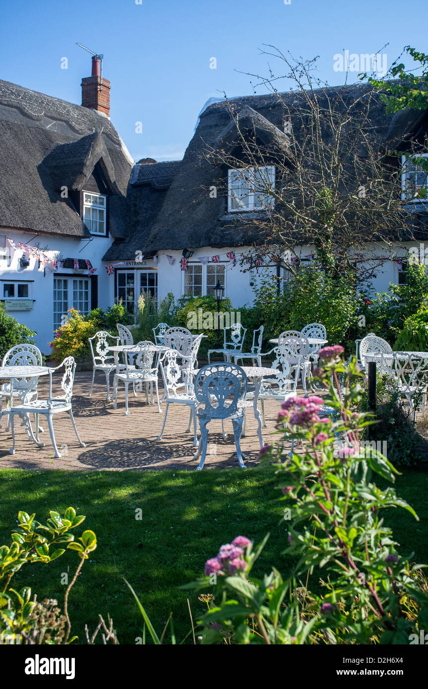 Restaurant and Coffee Shop in Horning Village Norfolk Broads UK Stock