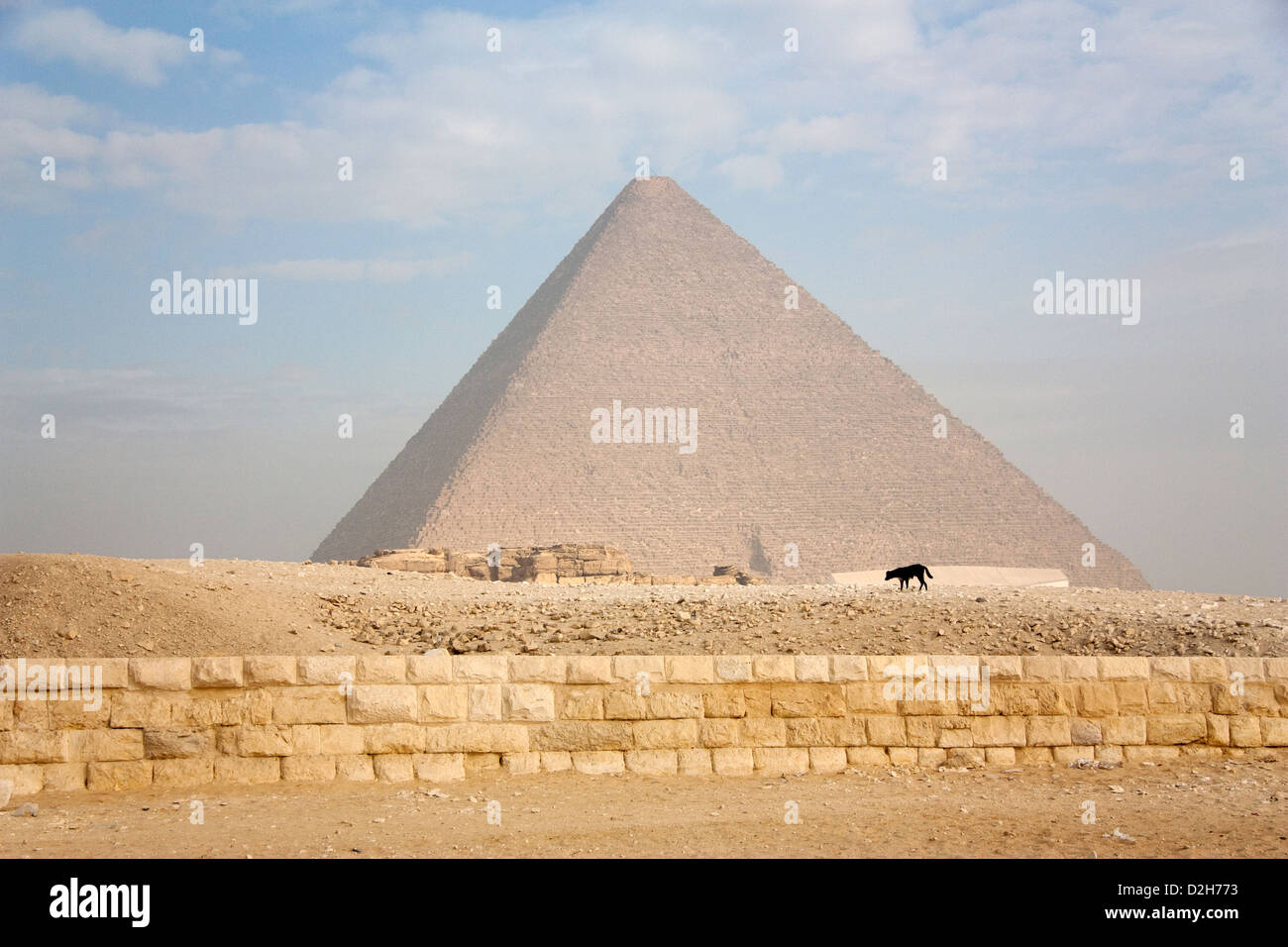 Cairo, Egypt, Great Pyramid of Giza Stock Photo