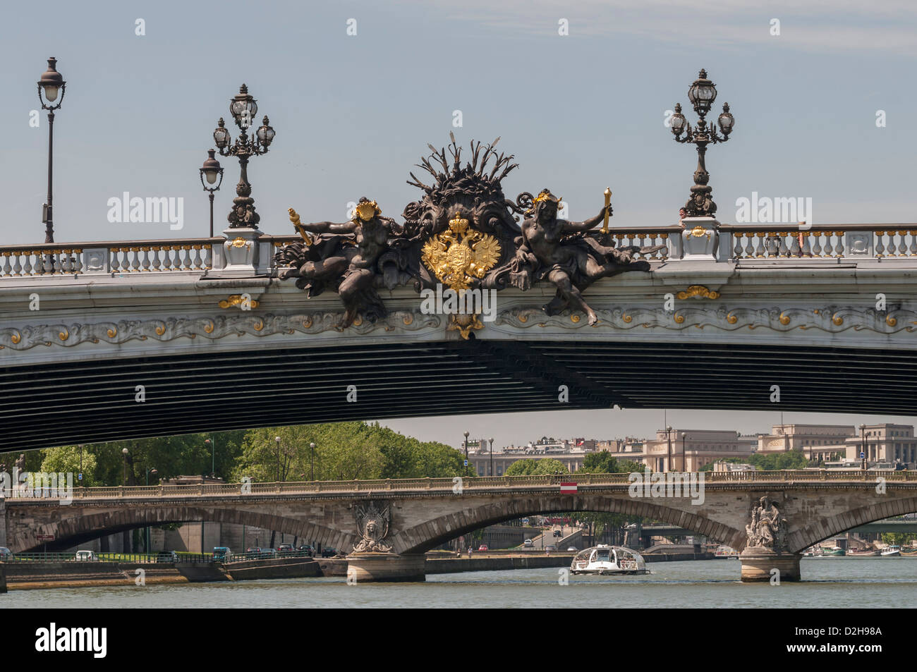 Mont Alexandre III Bridge in Paris, France Stock Photo Alamy