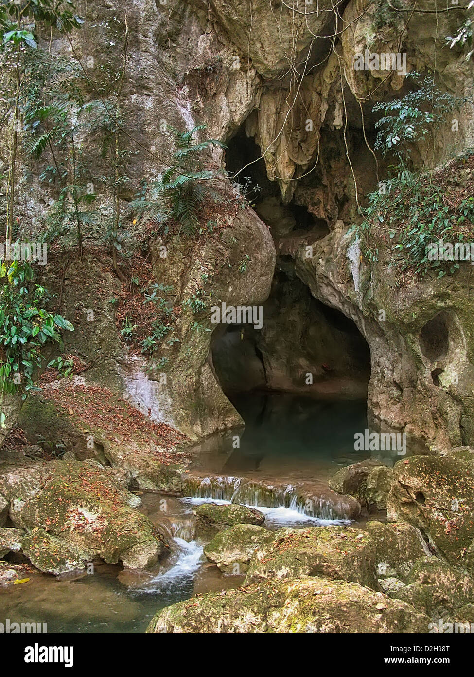 Entrance to Actun Tunichil Muknal Cave in Belize Stock Photo - Alamy