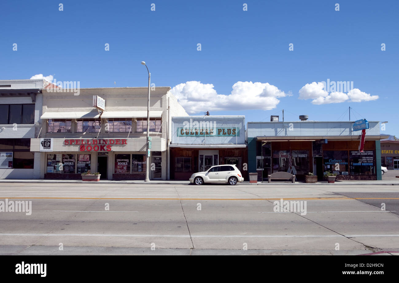 STREET SCENE FROM THE CITY OF BISHOP, INYO CO., CALIFORNIA, USA 2010 ...