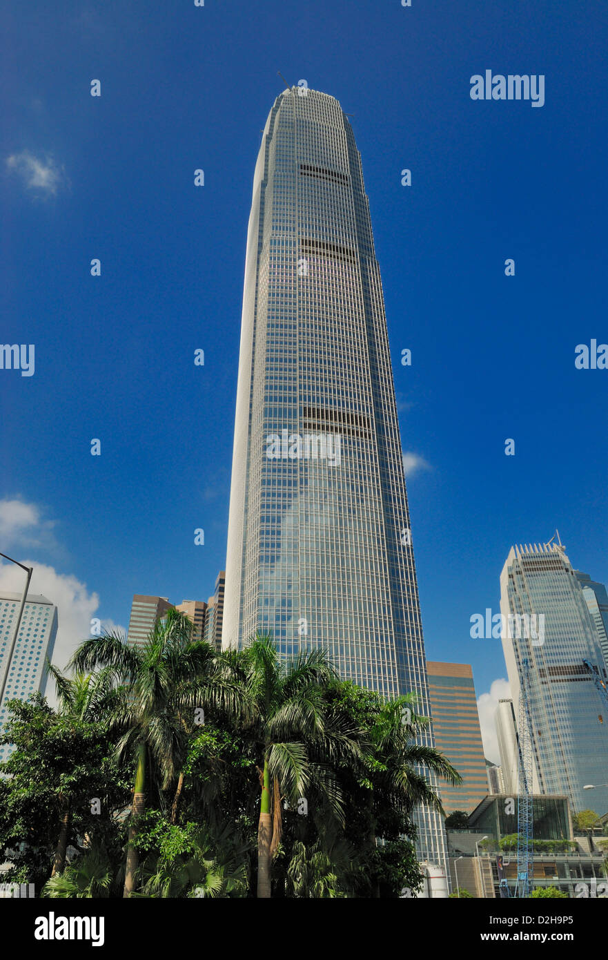 Hong Kong International Finance Center IFC 2 building. Stock Photo