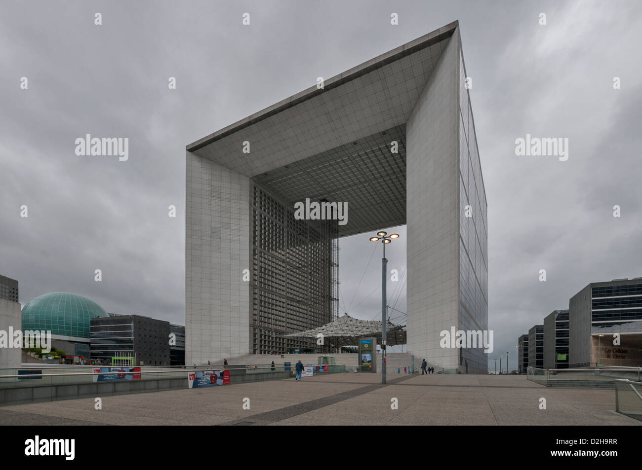 La Defense is a major business district of the Paris aire urbaine in