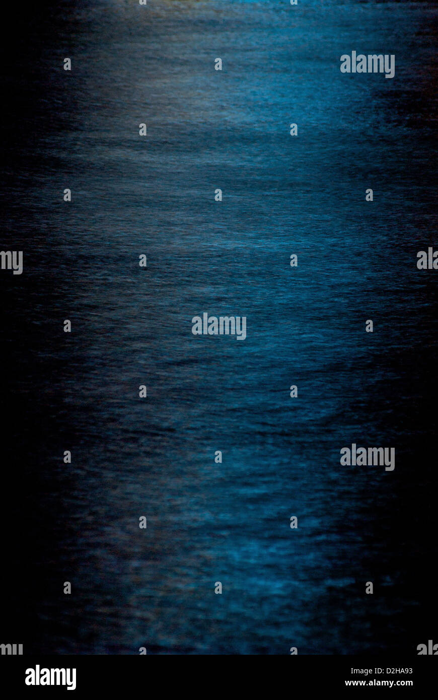 Berlin, Germany, a water surface reflects the moonbeams Stock Photo