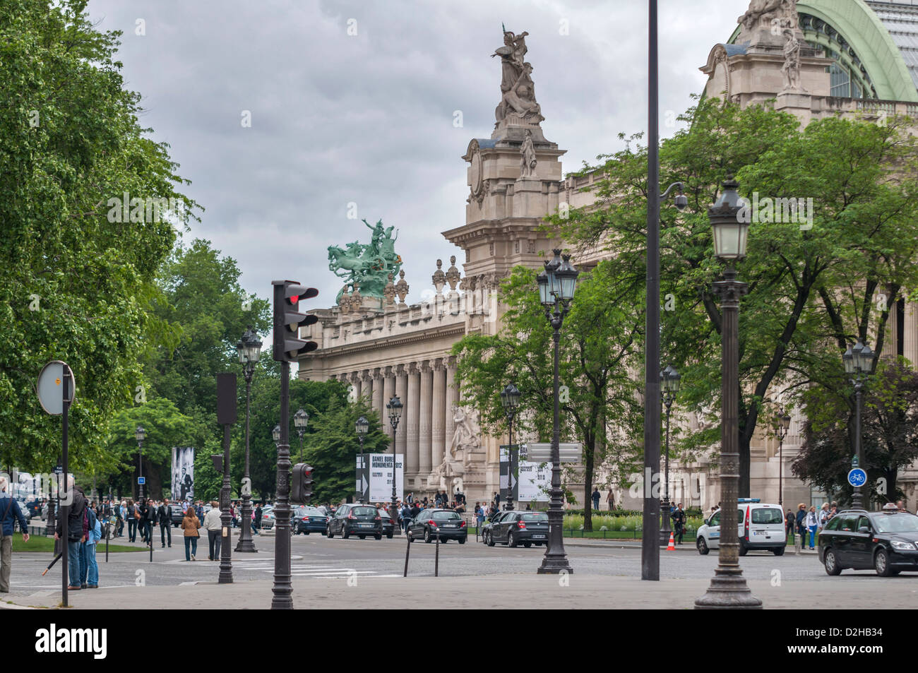 Grand Palais in Paris,France Stock Photo
