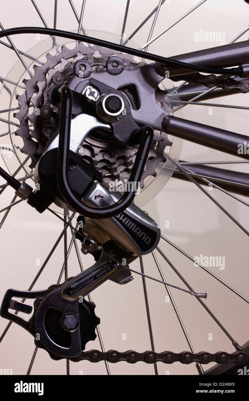 Bicycle gears Stock Photo