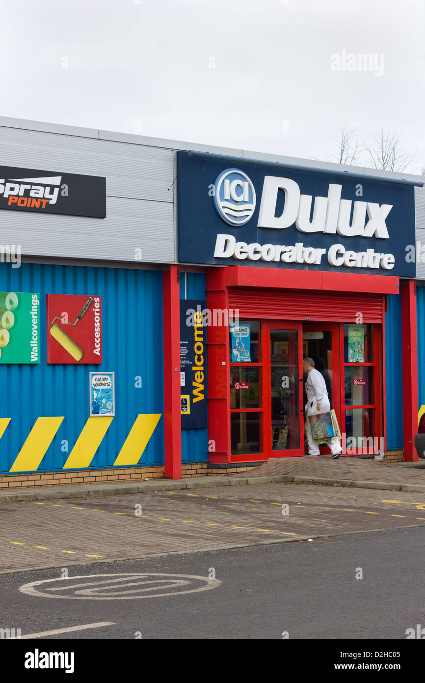 Dulux Decorator Centre Stock Photo