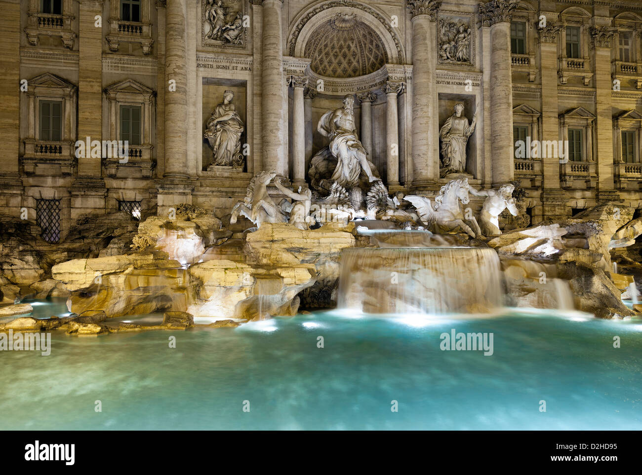 Fontana di Trevi (Rome) Stock Photo
