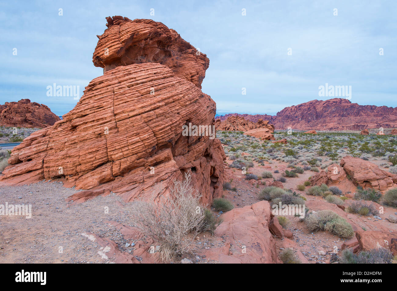 The Valley of Fire State Park , Nevada Stock Photo