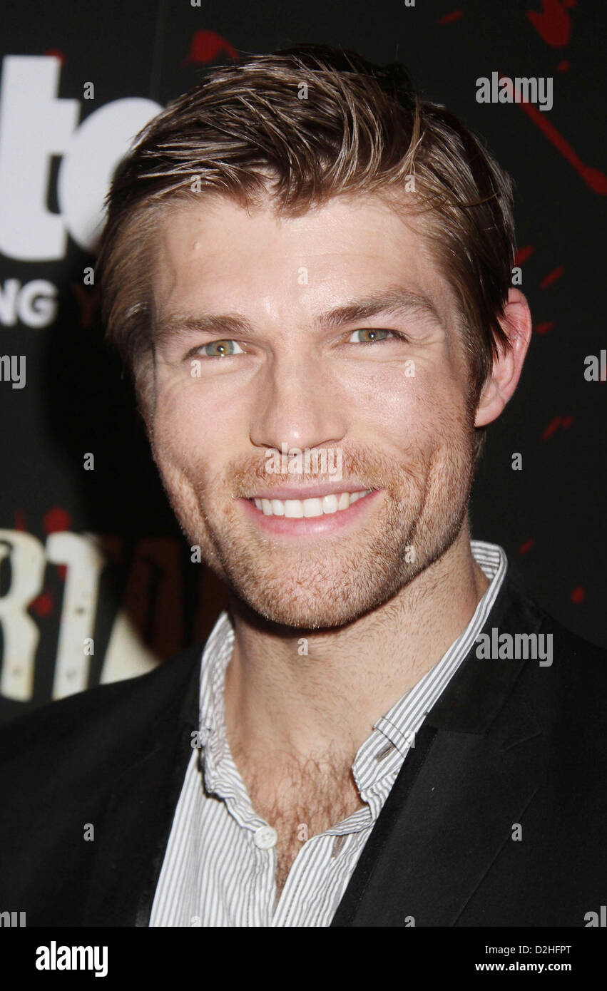 Jan. 24, 2013 - New York, New York, U.S. - Actor LIAM MCINTYRE attends