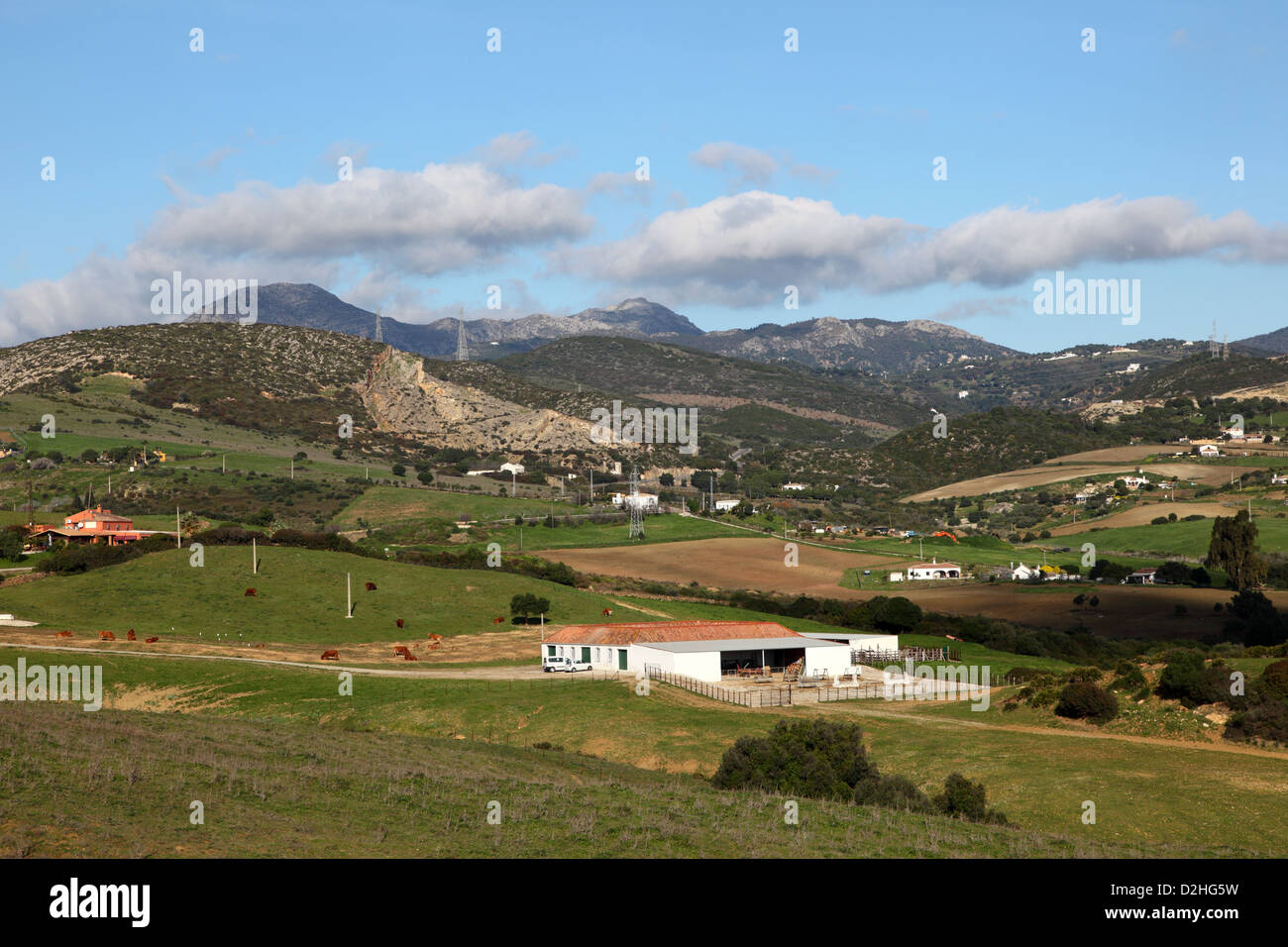 Rural landscape in Andalusia Spain Stock Photo