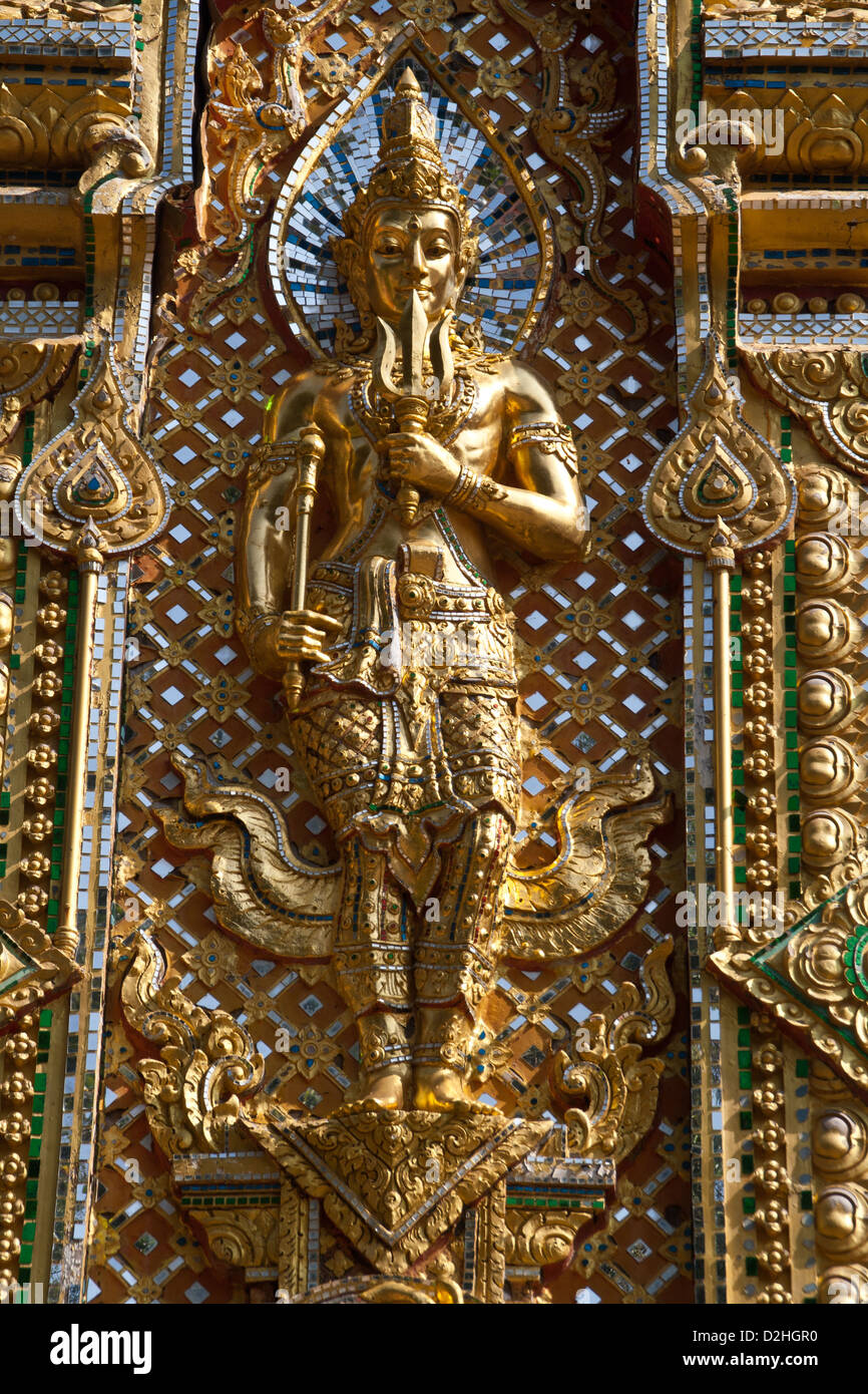 Shiva statue. On the sign of Chiang Saen, Chiang Rai. Stock Photo