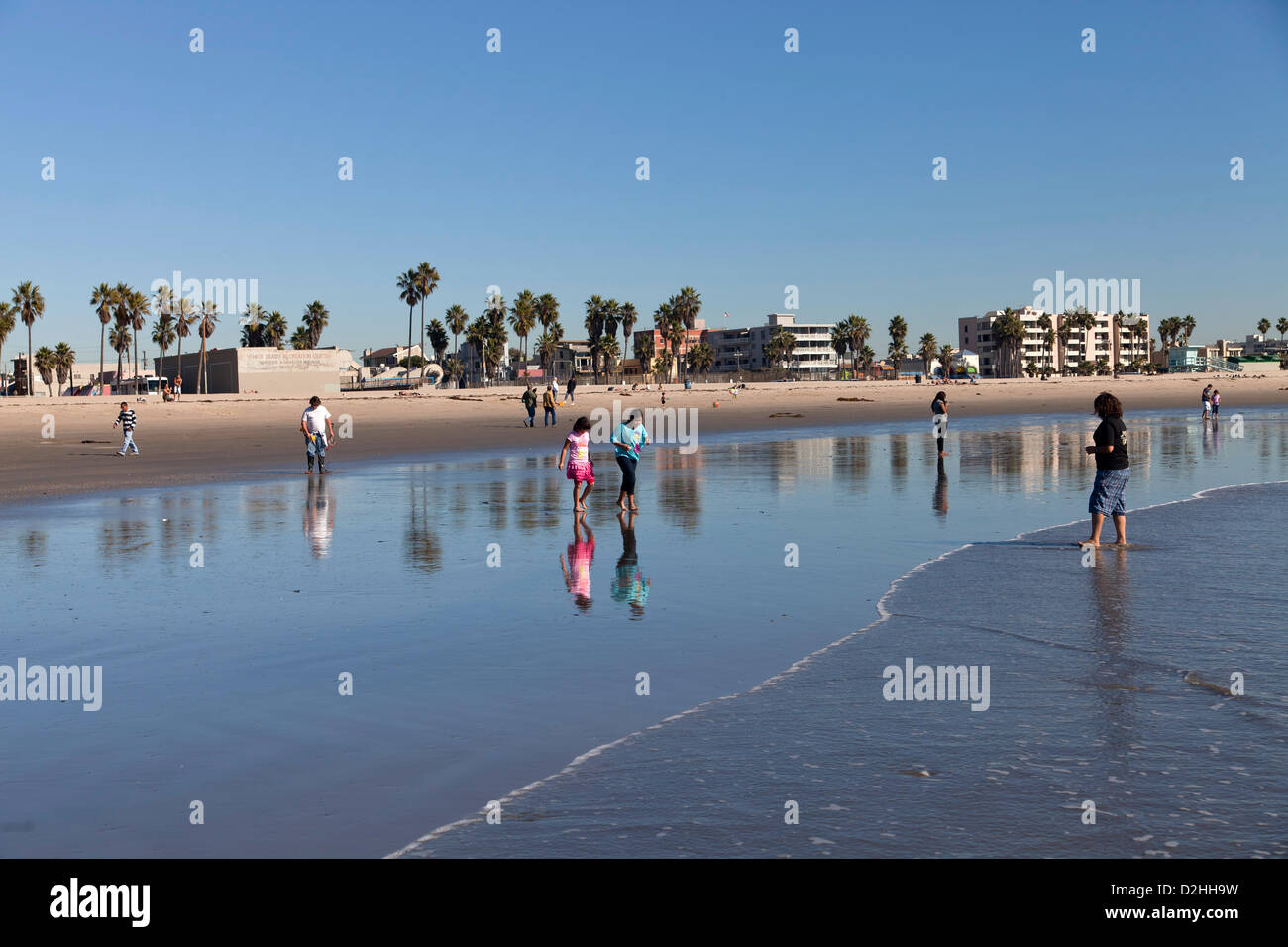 at the Beach in Venice Beach, Los Angeles, California, United States of America, USA Stock Photo