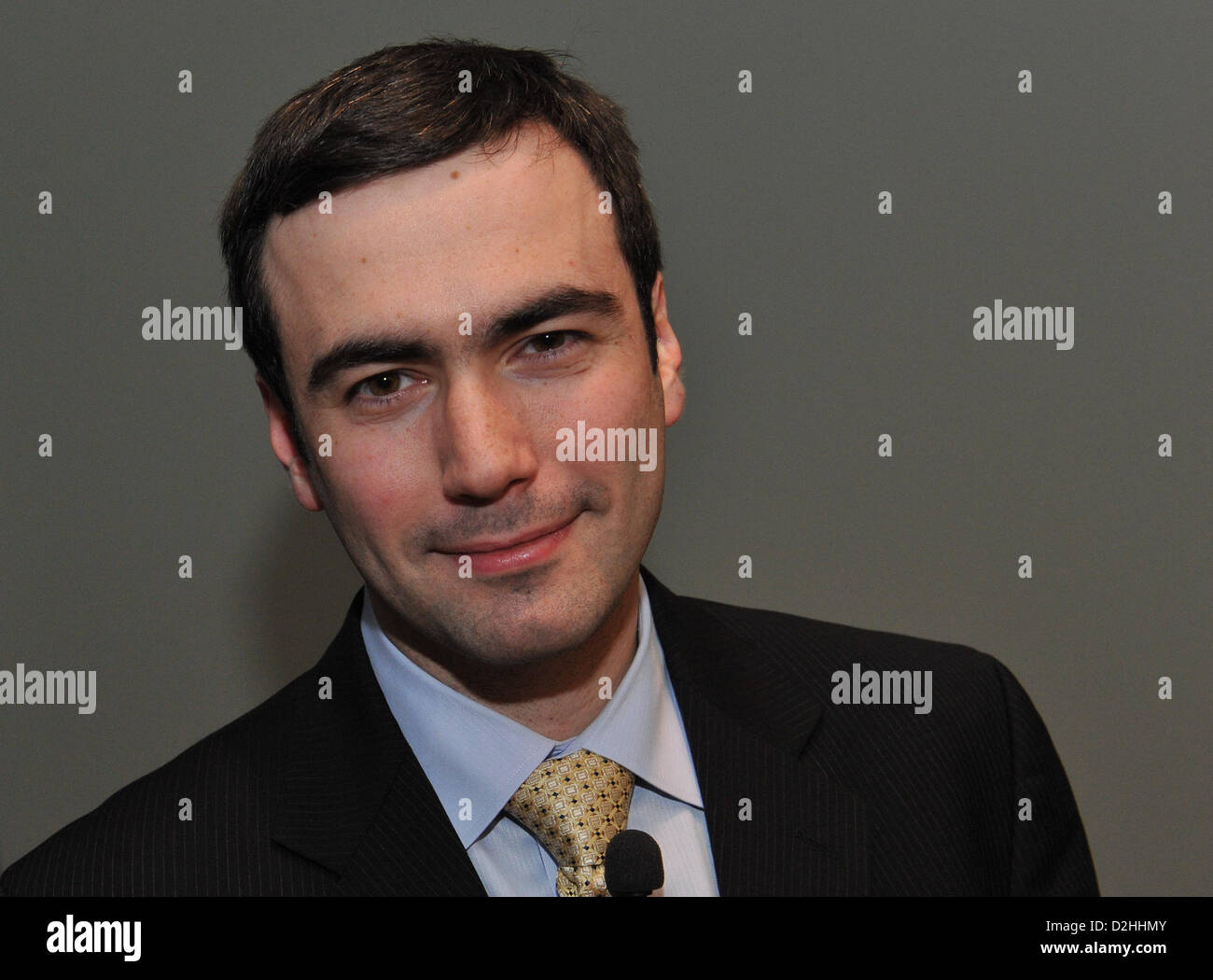 Pavel Khodorkovsky, son of the imprisoned Mikhail Khodorkovsky, poses ...