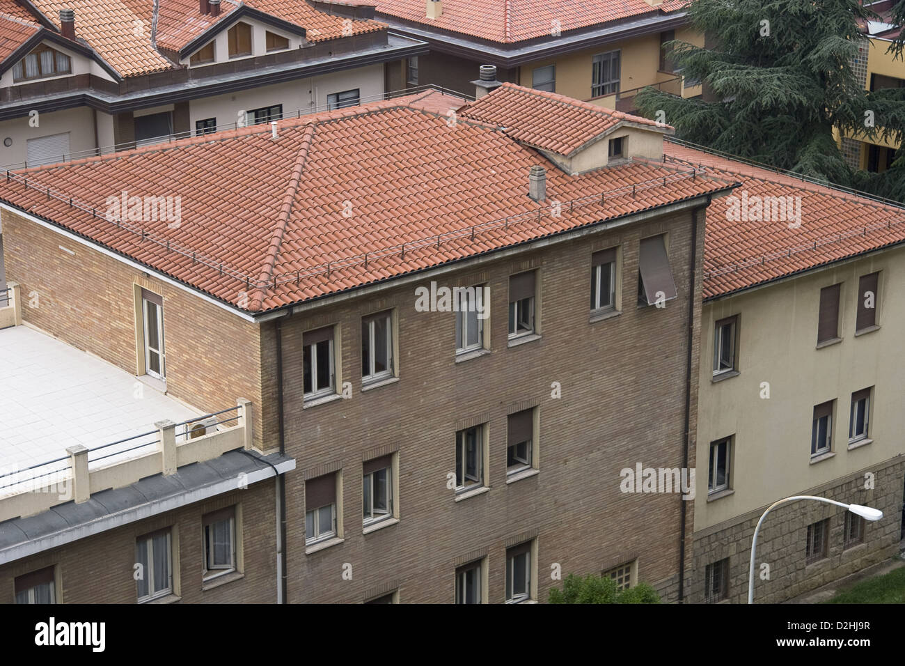 SanMarino Houses Stock Photo Alamy