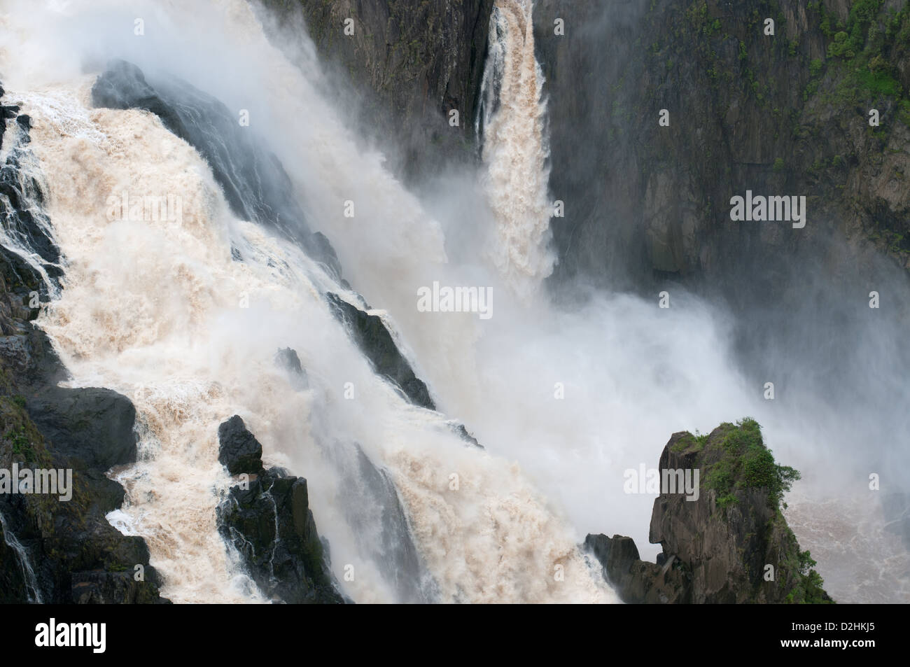 Barron Falls in North Queensland, Australia Stock Photo