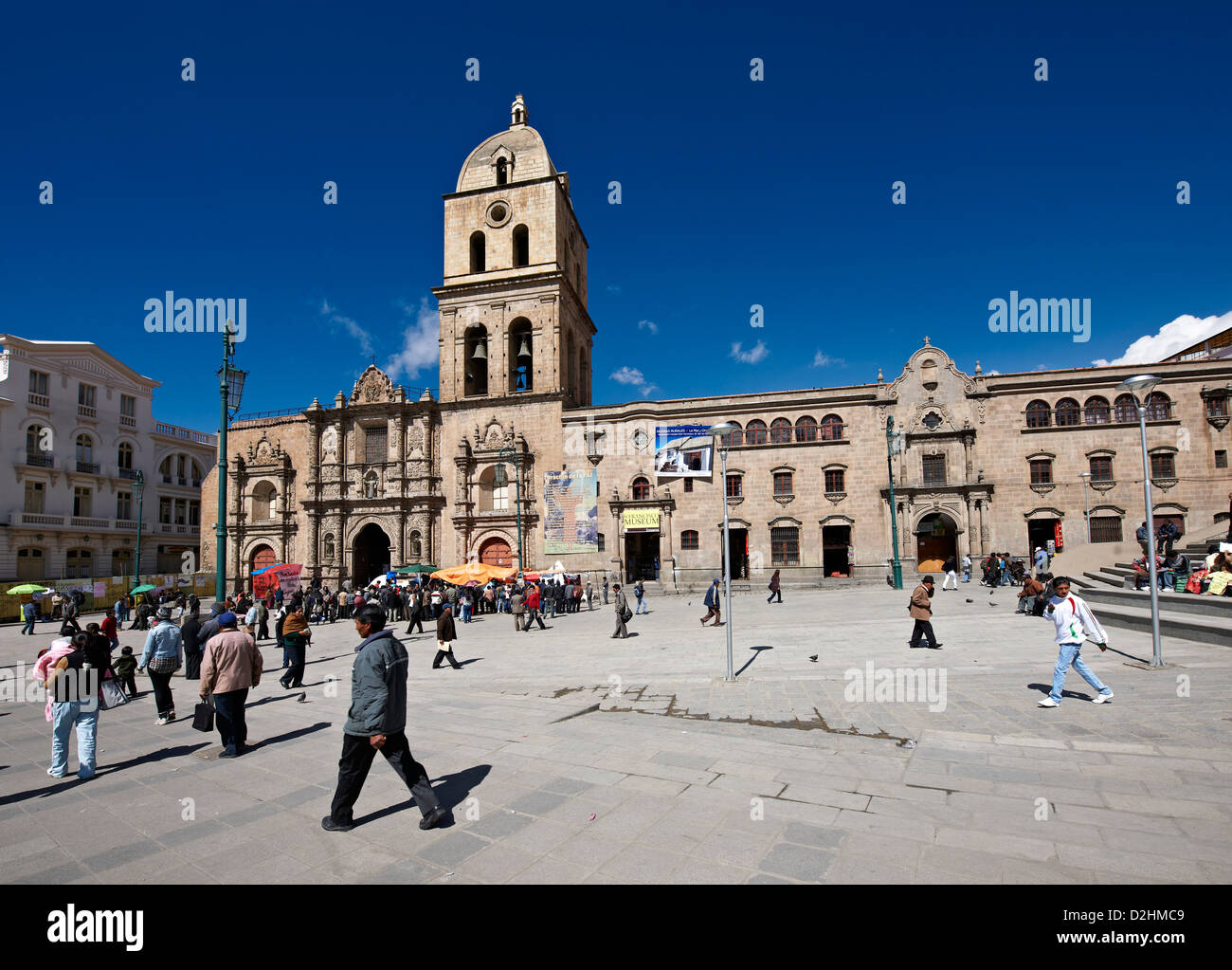 San Francisco Church Founded In 1548 And Rebuilt 1784 Iglesia De San Francisco And Plaza La Paz Bolivia South America Stock Photo Alamy