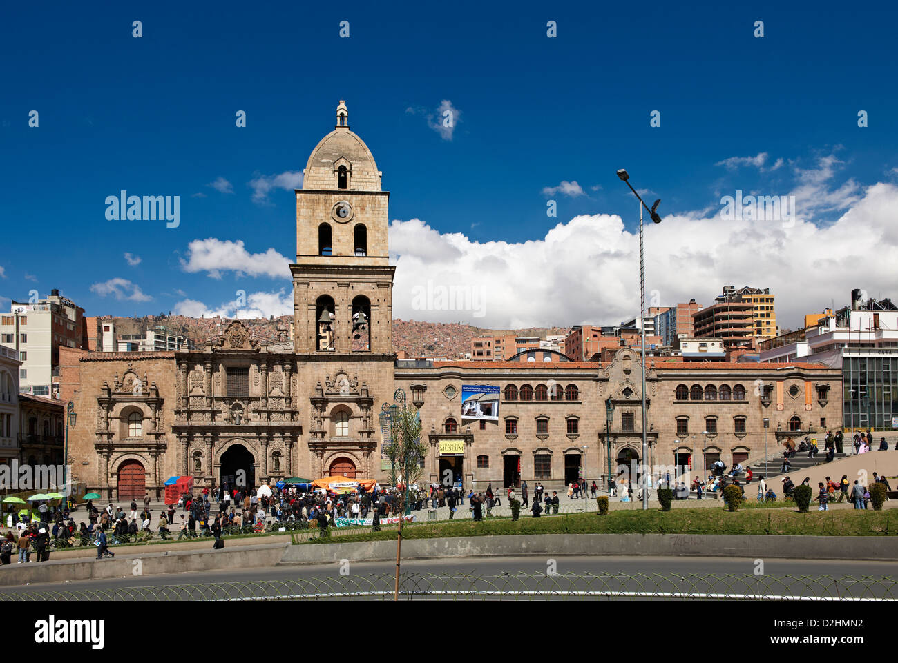 San Francisco Church Founded In 1548 And Rebuilt 1784 Iglesia De San Francisco And Plaza La Paz Bolivia South America Stock Photo Alamy