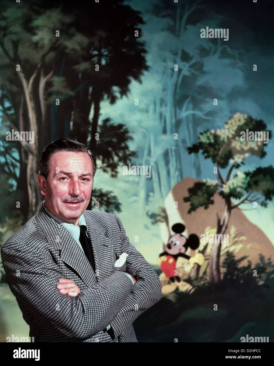 WALT DISNEY (1901-1966) US film producer about 1955 Stock Photo