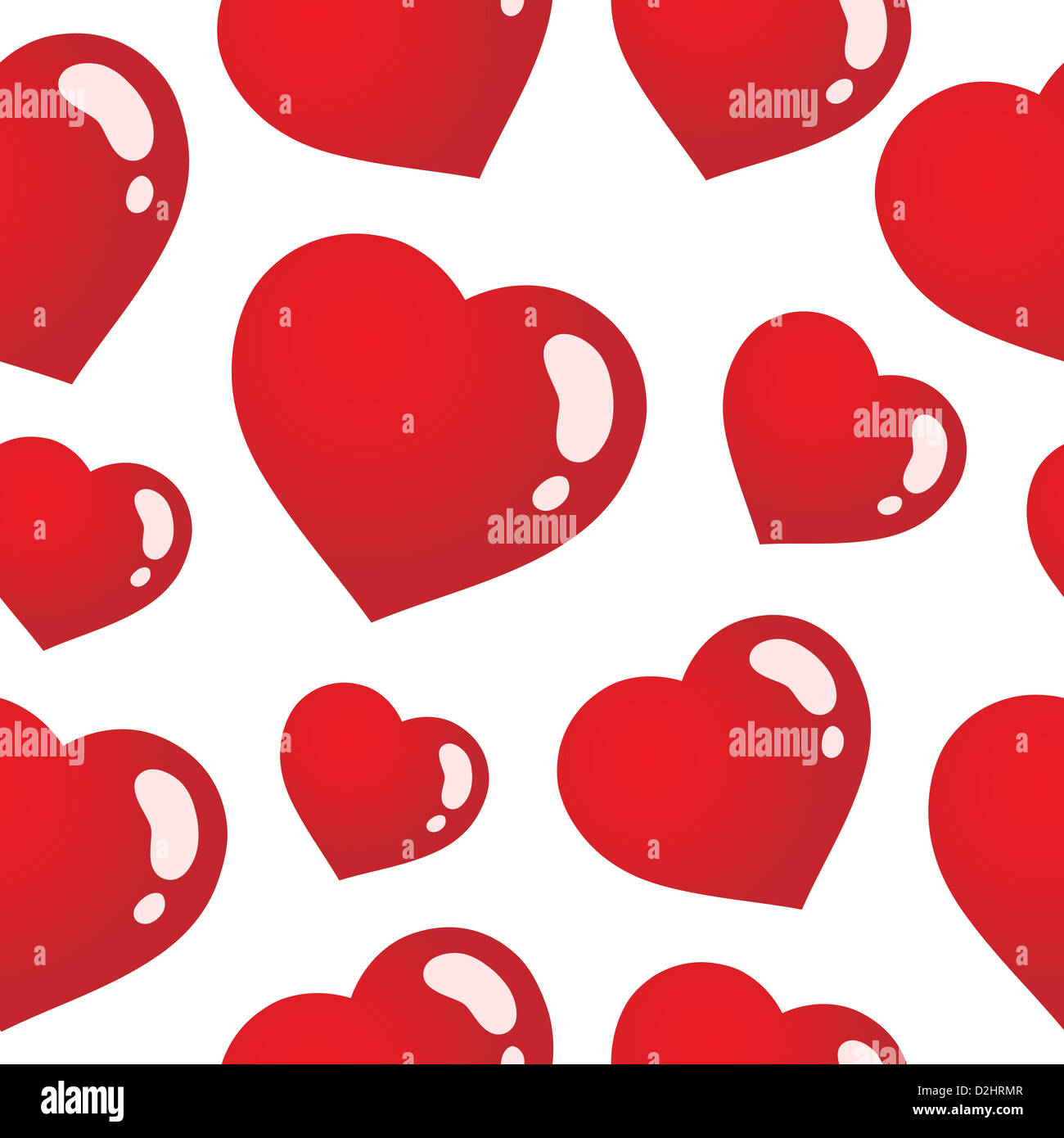 Seamless background with hearts 3 - picture illustration Stock Photo ...