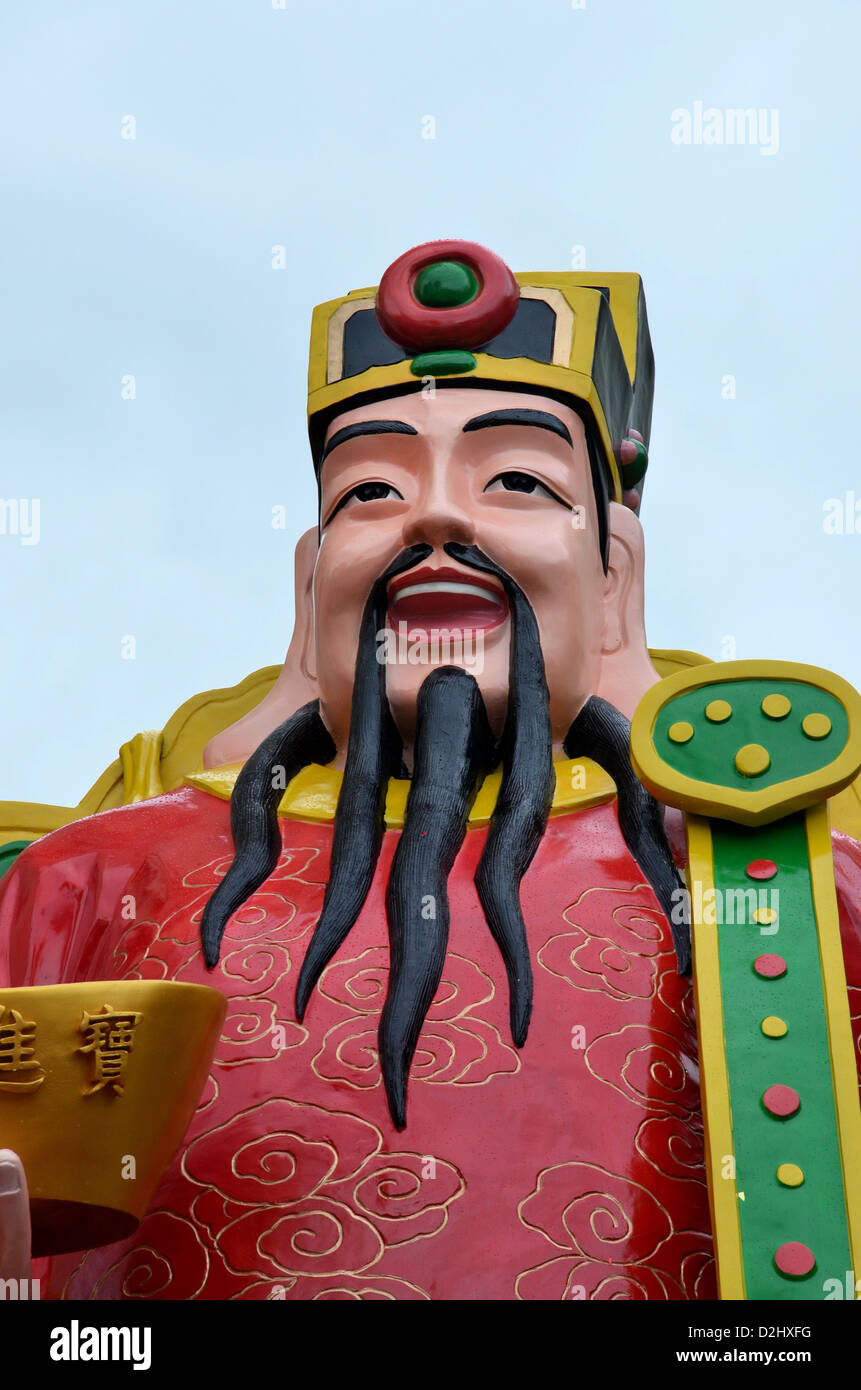 Cai Shen Chinese God Of Prosperity And Wealth Popular Around Chinese Lunar New Year Celebrations Stock Photo Alamy