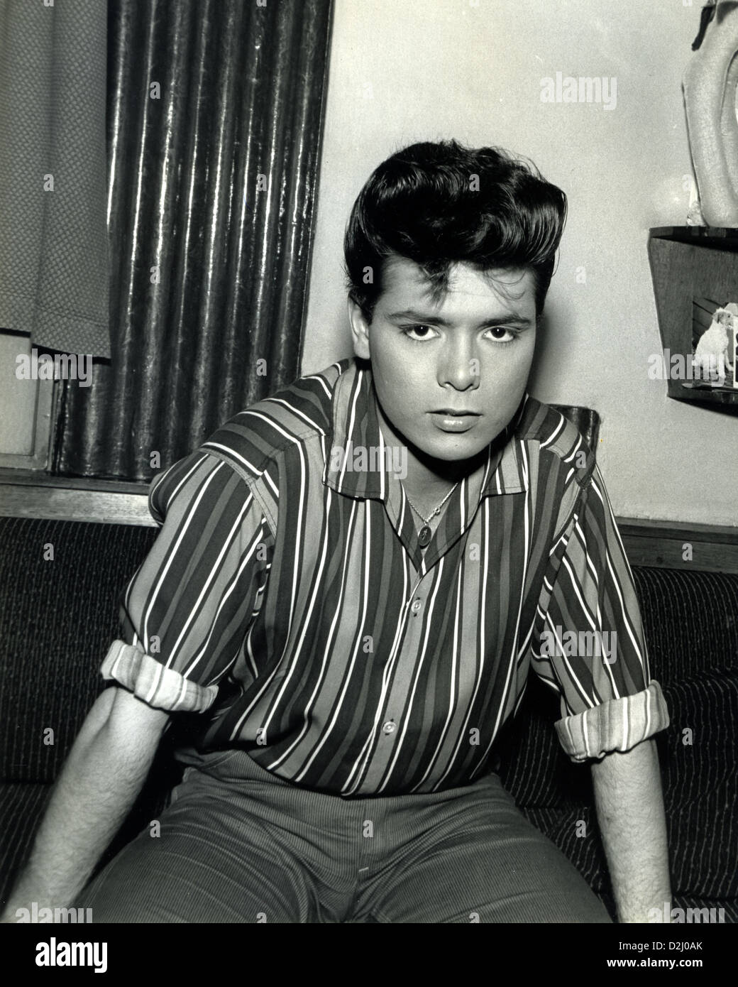 CLIFF RICHARD UK pop singer in July 1960 Stock Photo