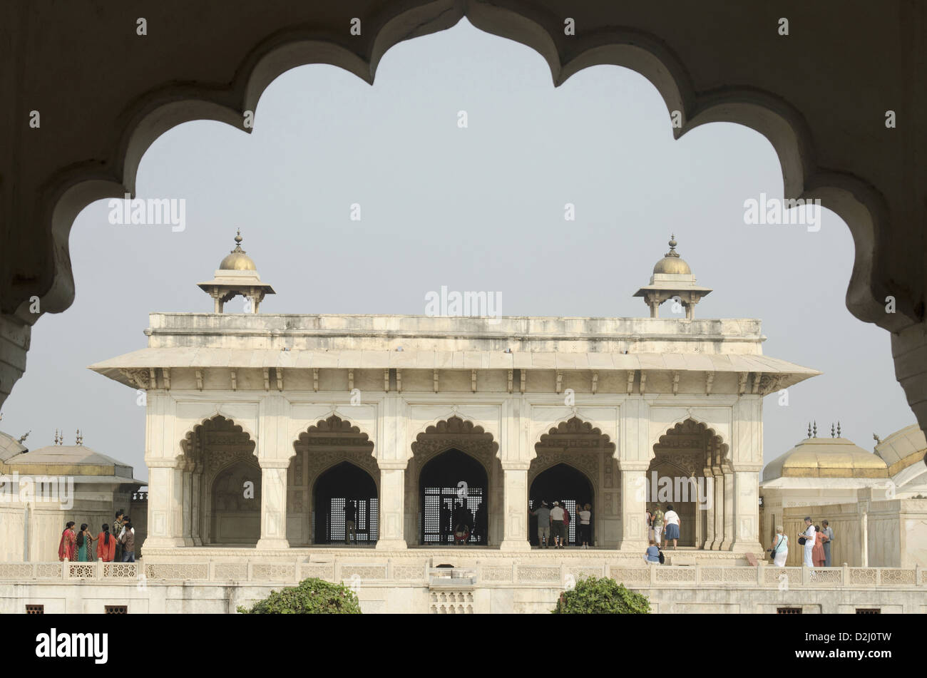 View Of Diwan E Khas Built In White Marble Red Fort Complex