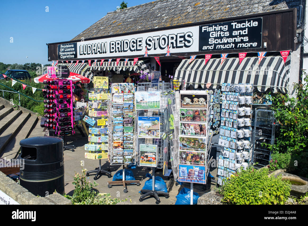 Ludham Bridge Stores Norfolk UK Stock Photo