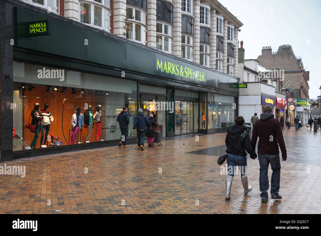 A Marks And Spencer Store On High Street Bromley Stock Photo Alamy
