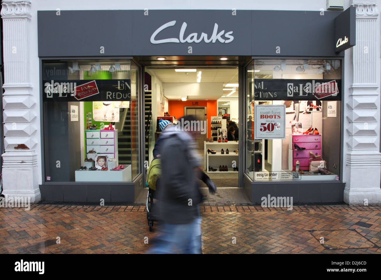 Clarks shoe shop shoes store hi-res stock photography and images - Alamy