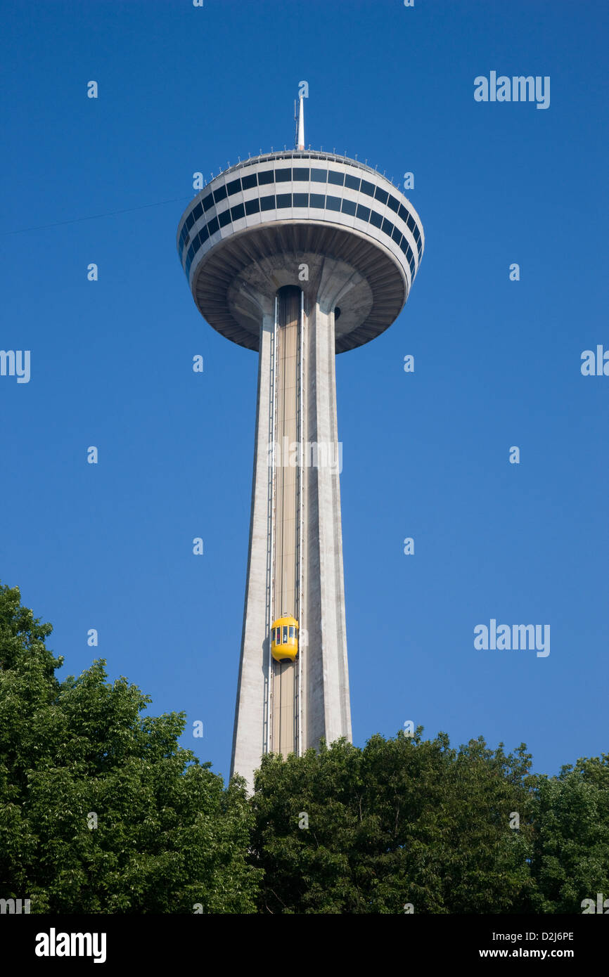 The Skylon Tower in Niagara Falls, Canada Stock Photo