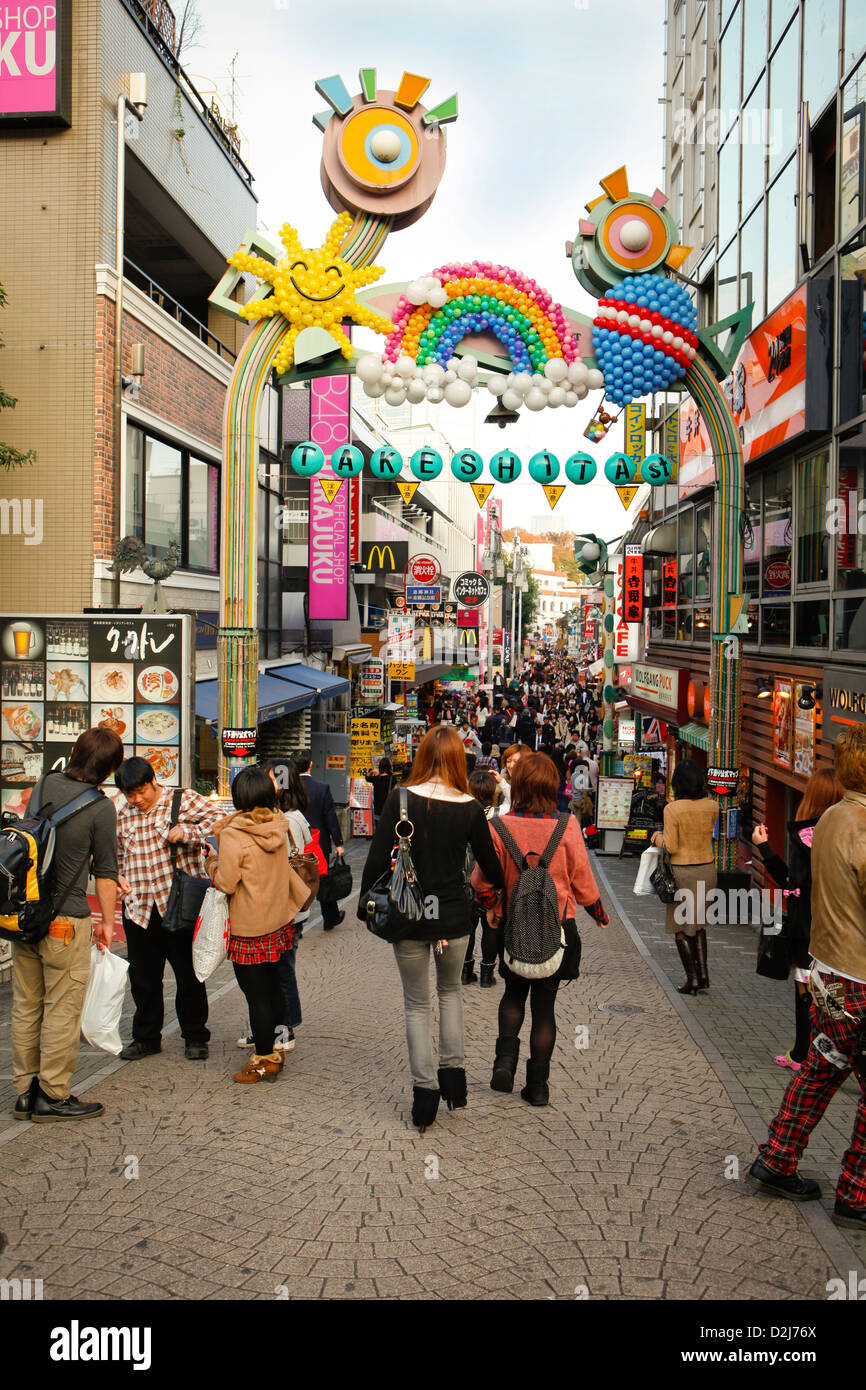 Takeshita street hi-res stock photography and images - Alamy